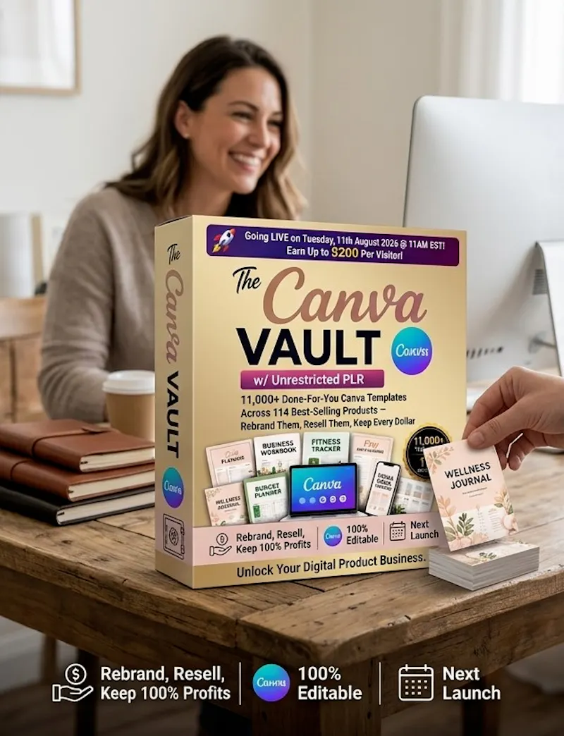 The Canva Vault w/ Unrestricted PLR screenshot 3