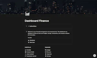 Investment Dashboard gallery image