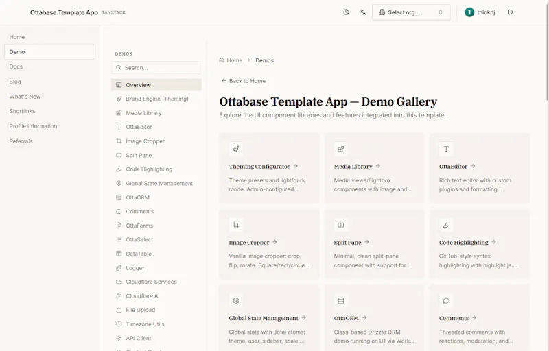 Ottabase: The Solo-founder's framework  screenshot 1