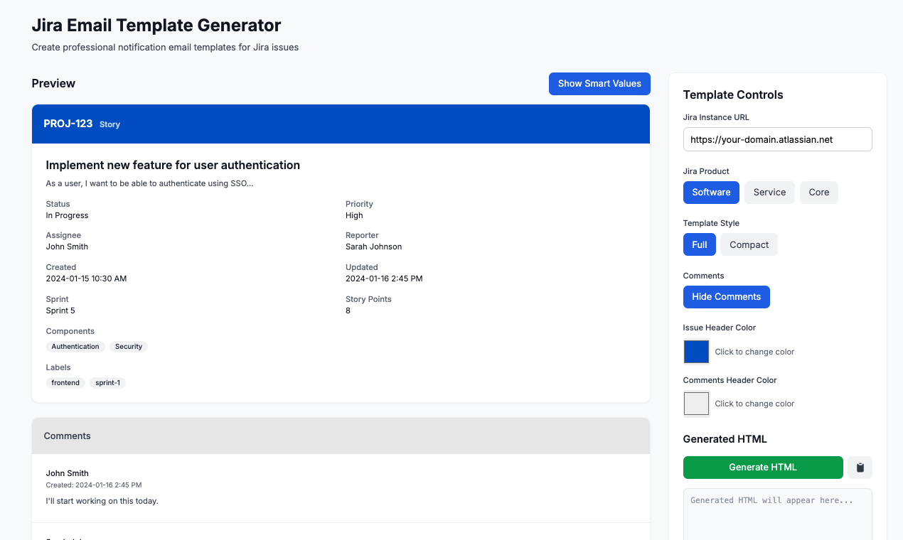 JIRA -E -Mail -Vorlagengenerator Medien 1