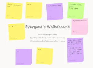 Everyone's Whiteboard. 24hrs memo gallery image