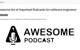 Awesome Podcasts media 2