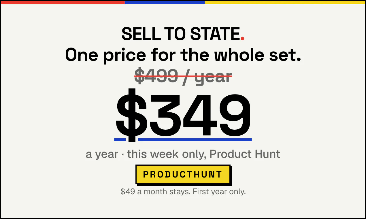 Sell to State gallery image