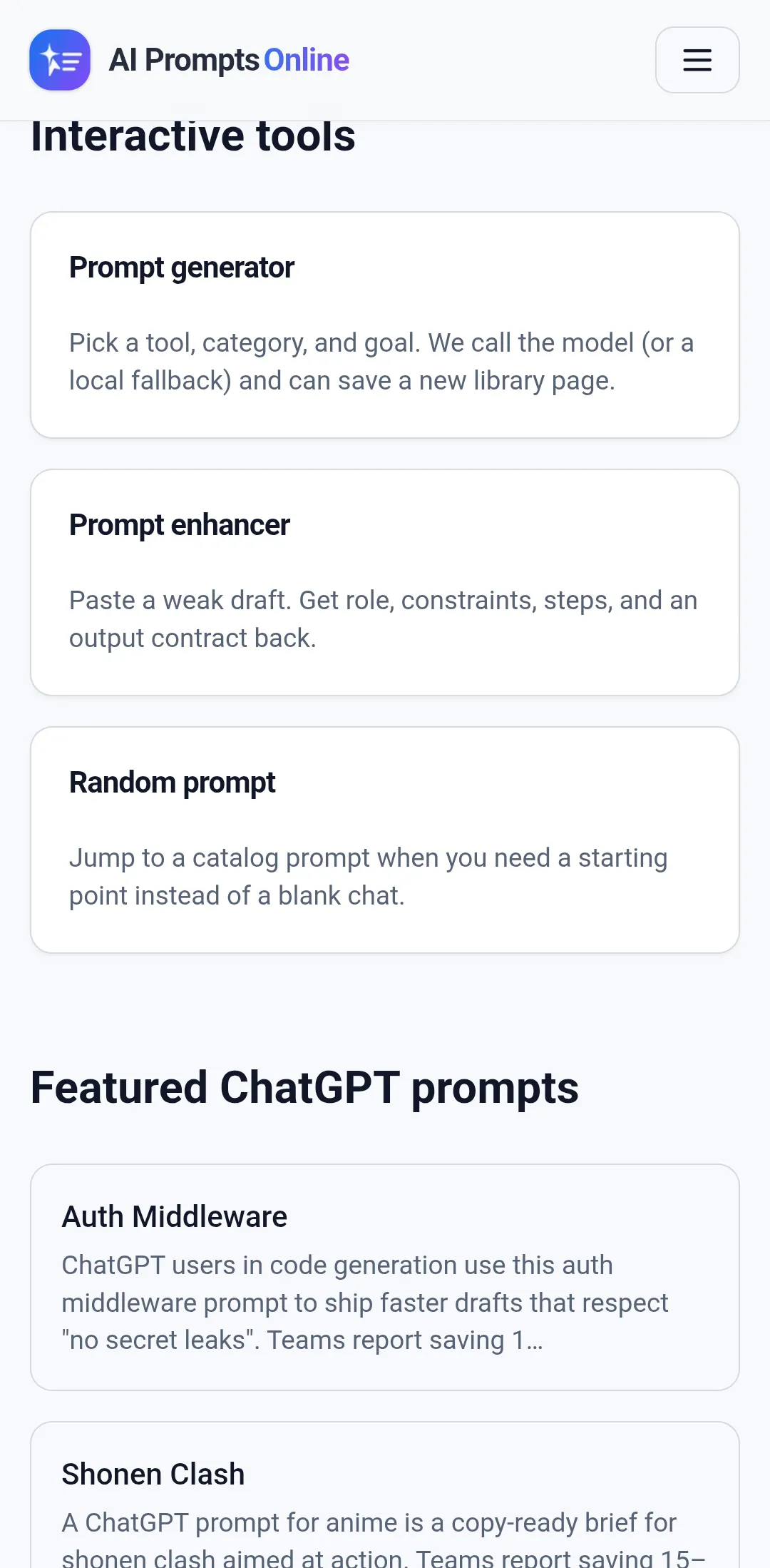 aipromptsonline gallery image