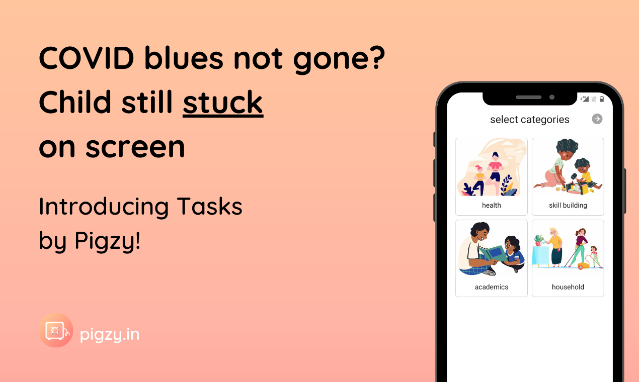 Pigzy - Tired of your child always being on screen? Try Tasks! media 2