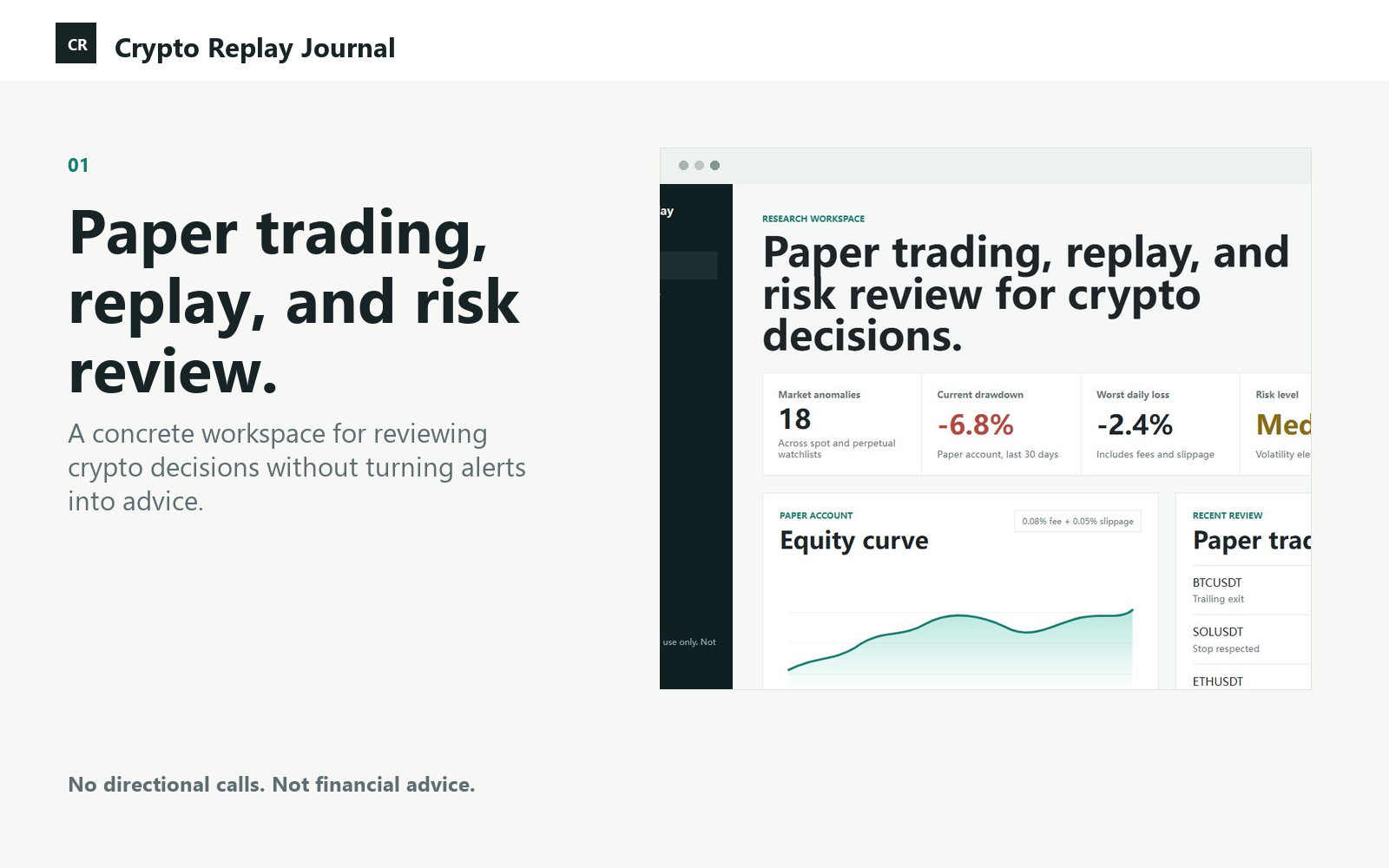 Crypto Replay Journal gallery image