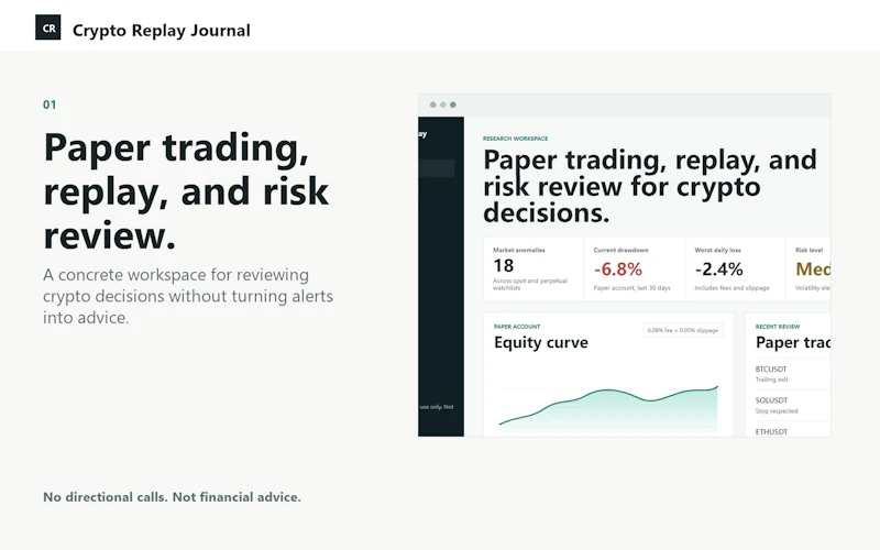 Crypto Replay Journal screenshot 4