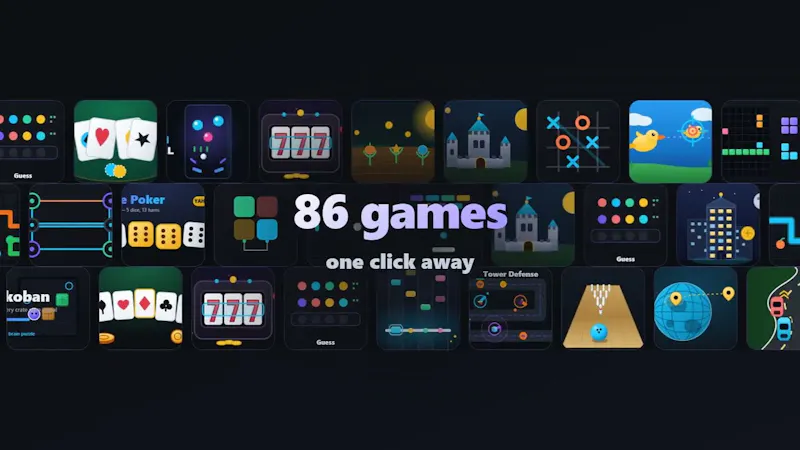 PlayPounce — free game hub screenshot 1 (video preview)