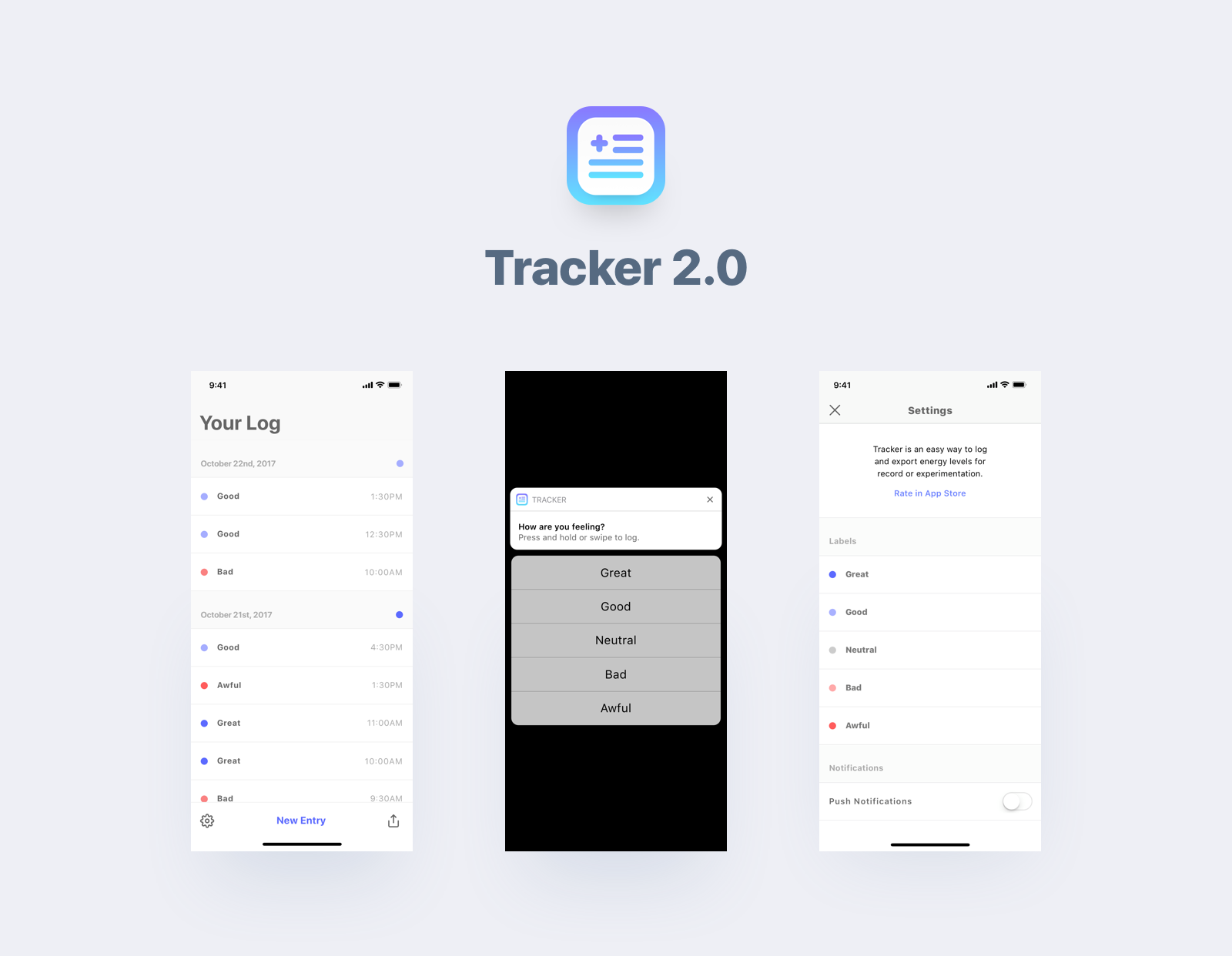 Tracker for iOS Image