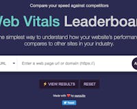Web Vitals Leaderboard image