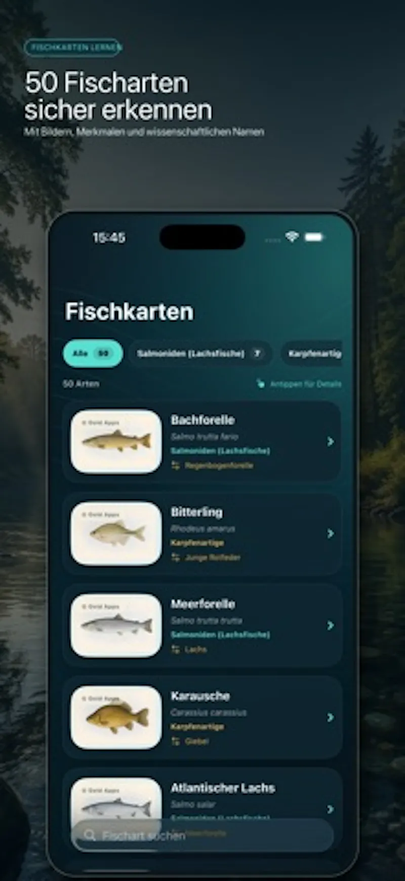 Fischkarten lernen screenshot 4