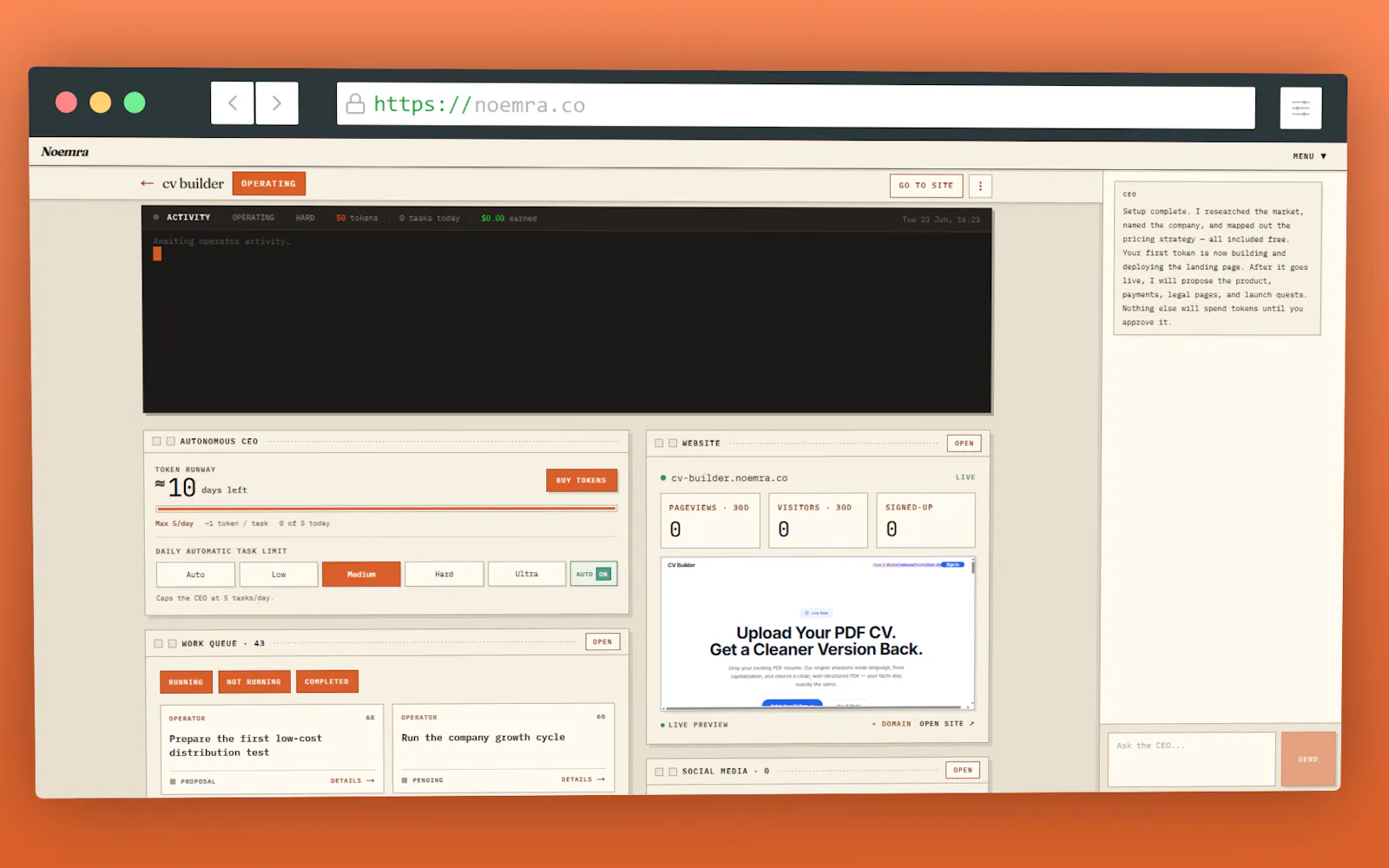 Noemra screenshot 2