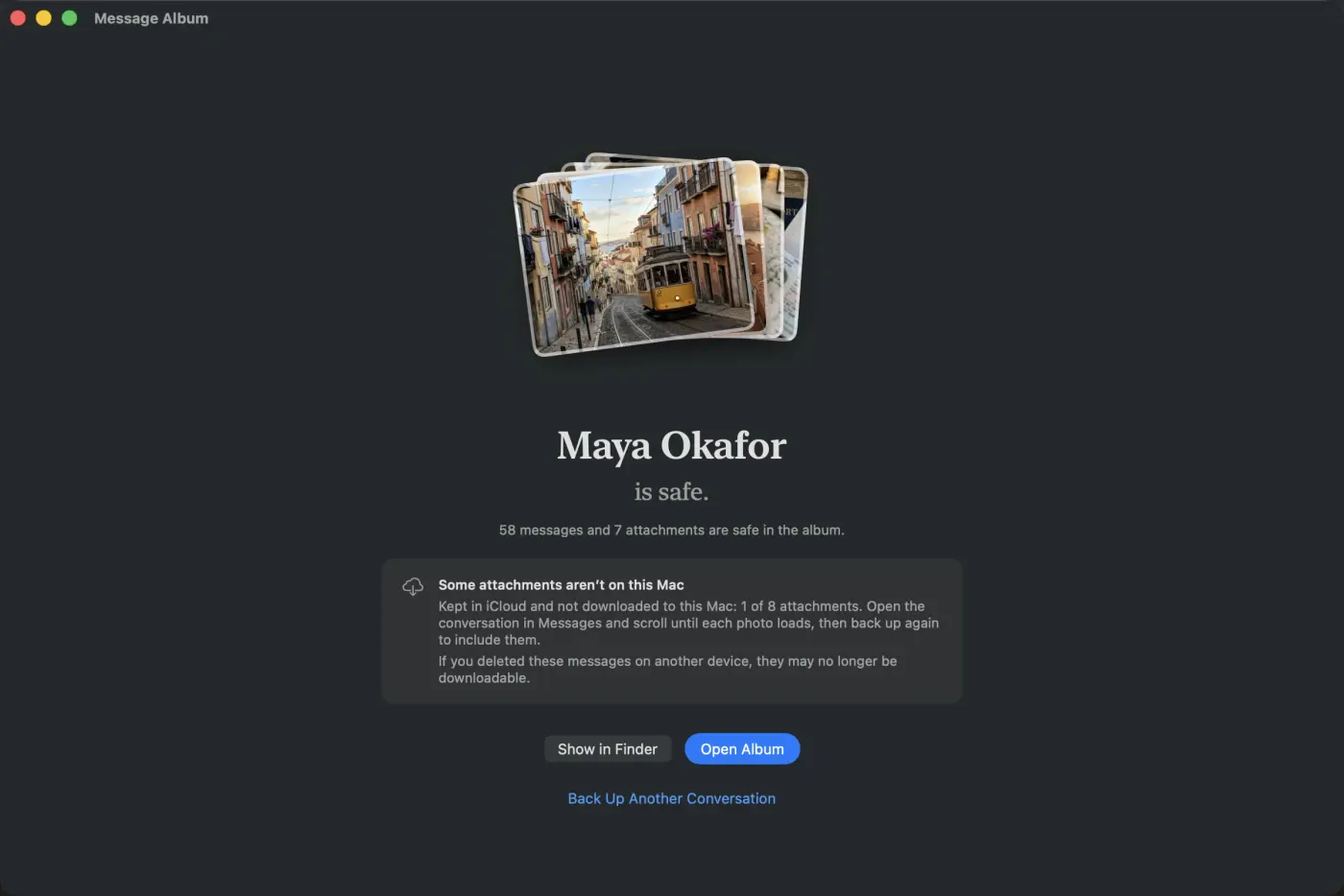 Message Album screenshot 2