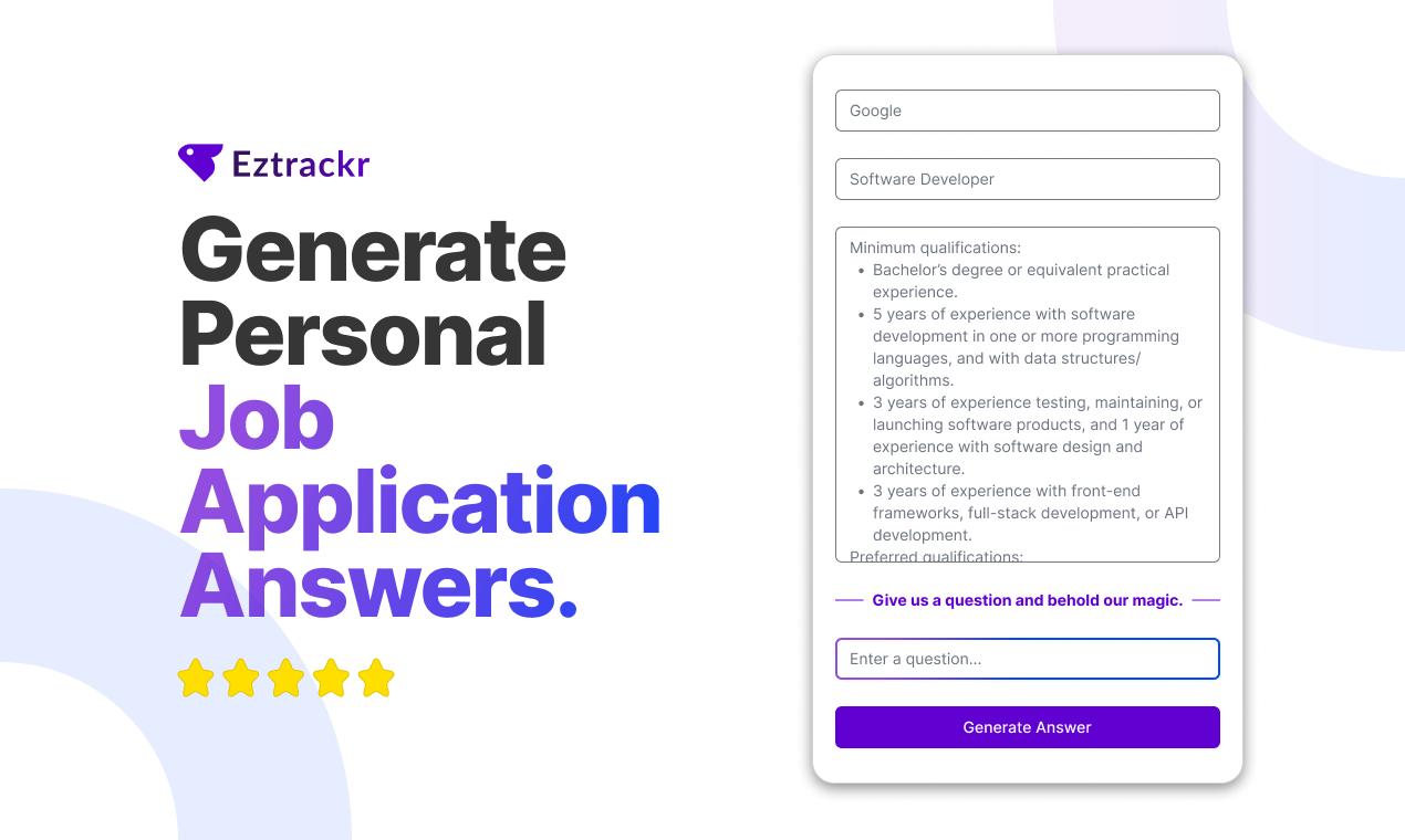 startuptile Job Application Answer Generator-AI tailored job application answers