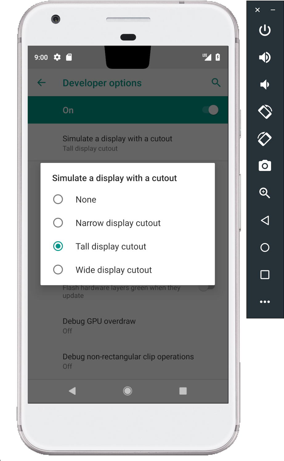 Android P gallery image