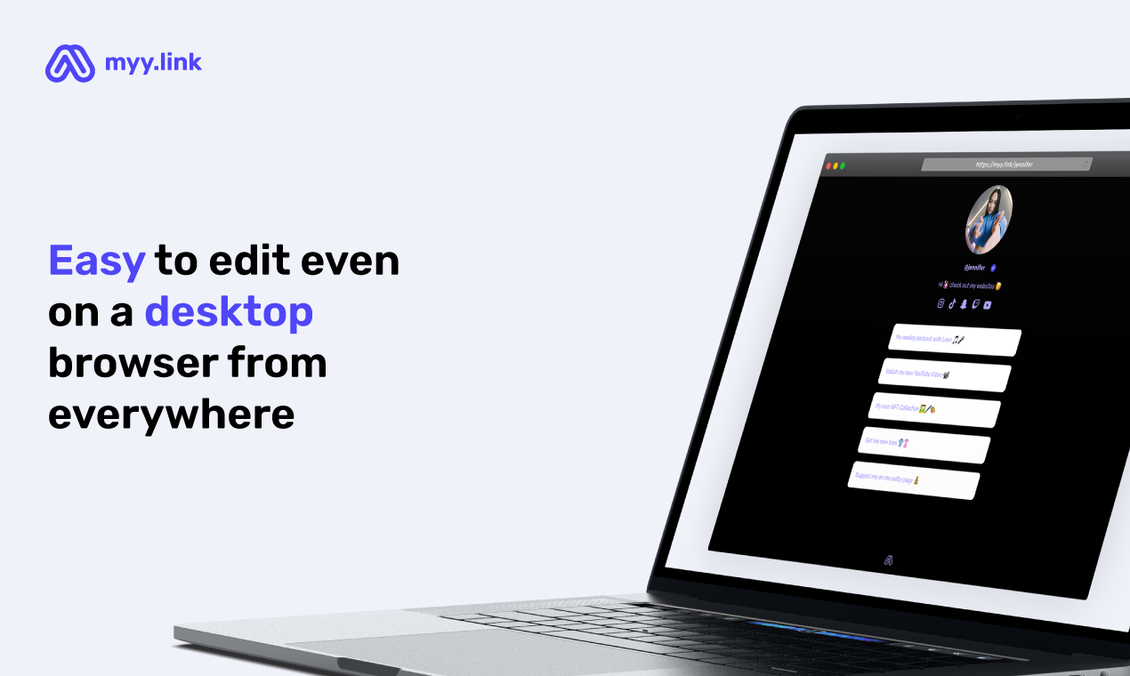myylink the mobile-first linkpage gallery image