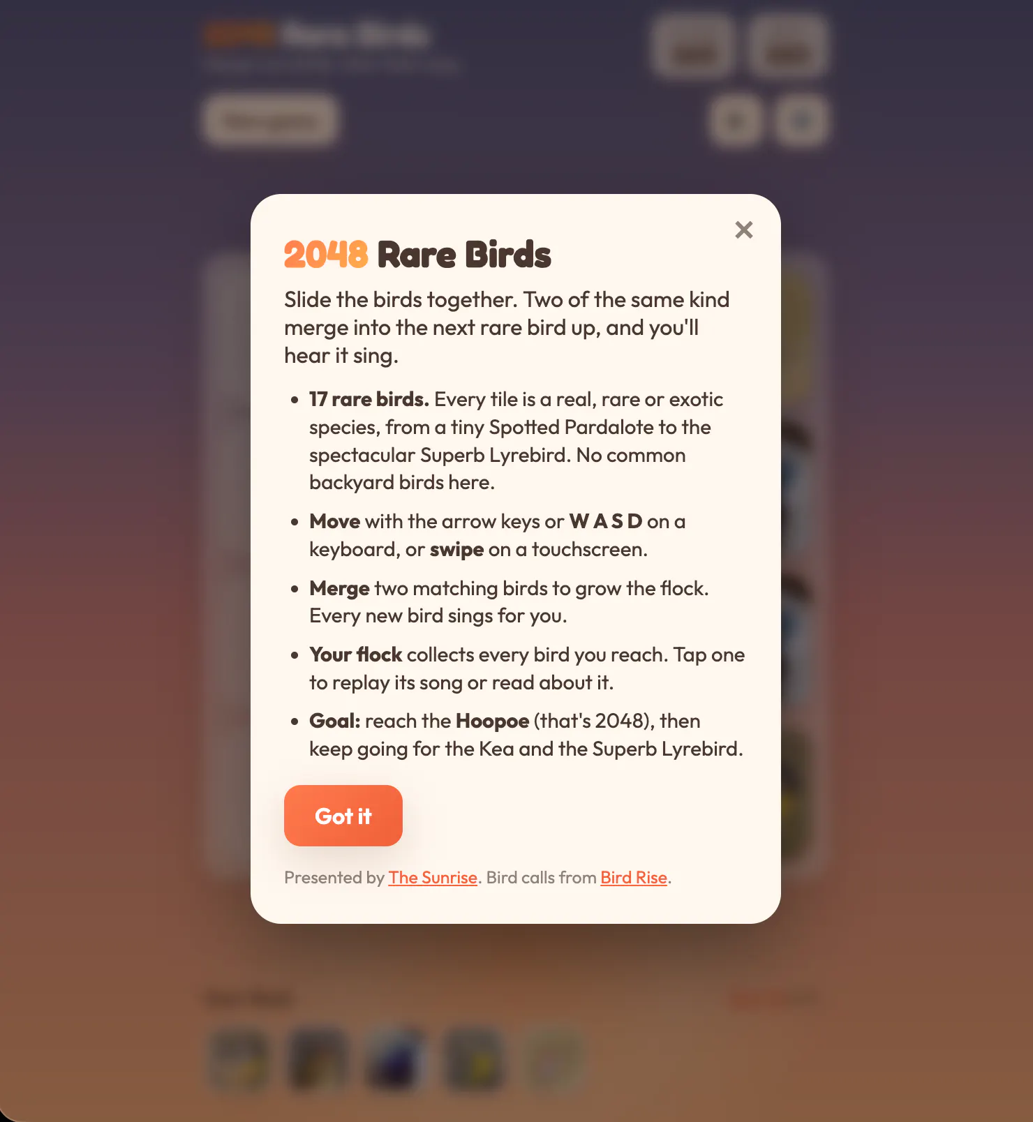 2048 Rare Birds gallery image