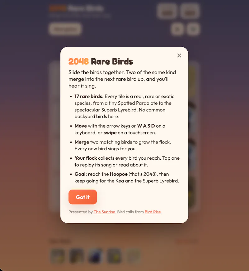 2048 Rare Birds screenshot 6
