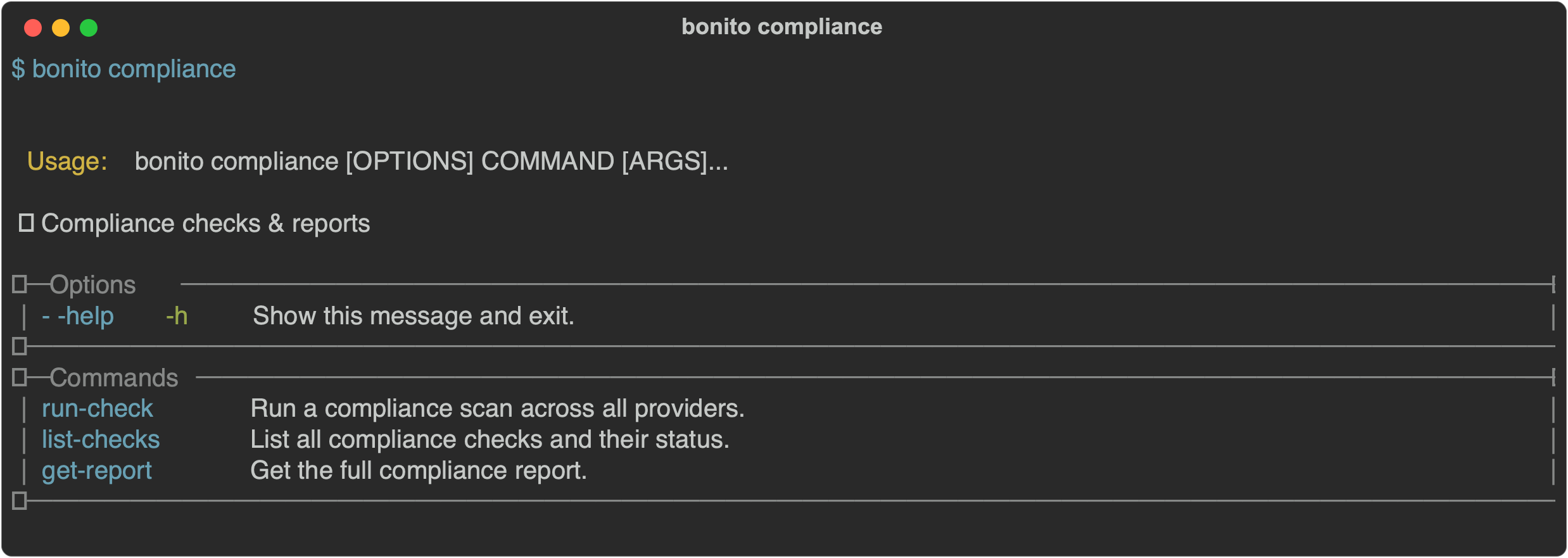 Bonito CLI gallery image