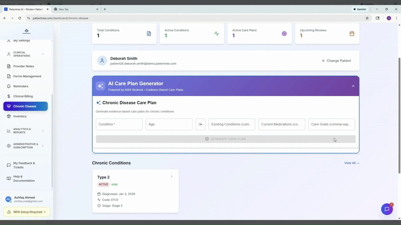 Patientree AI - Screenshot 3 showing product features and functionality