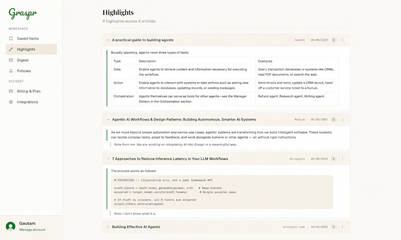 Graspr screenshot 6