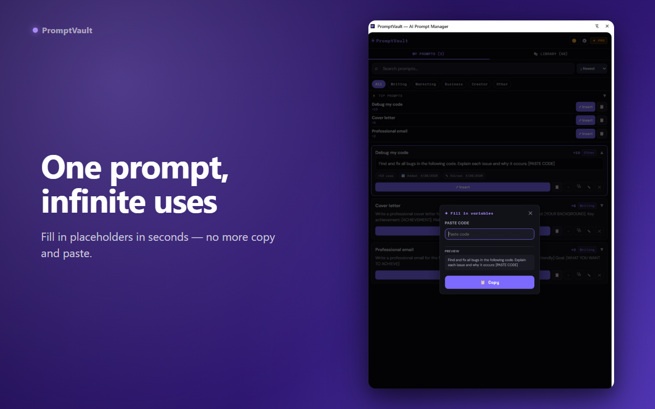PromptVault gallery image