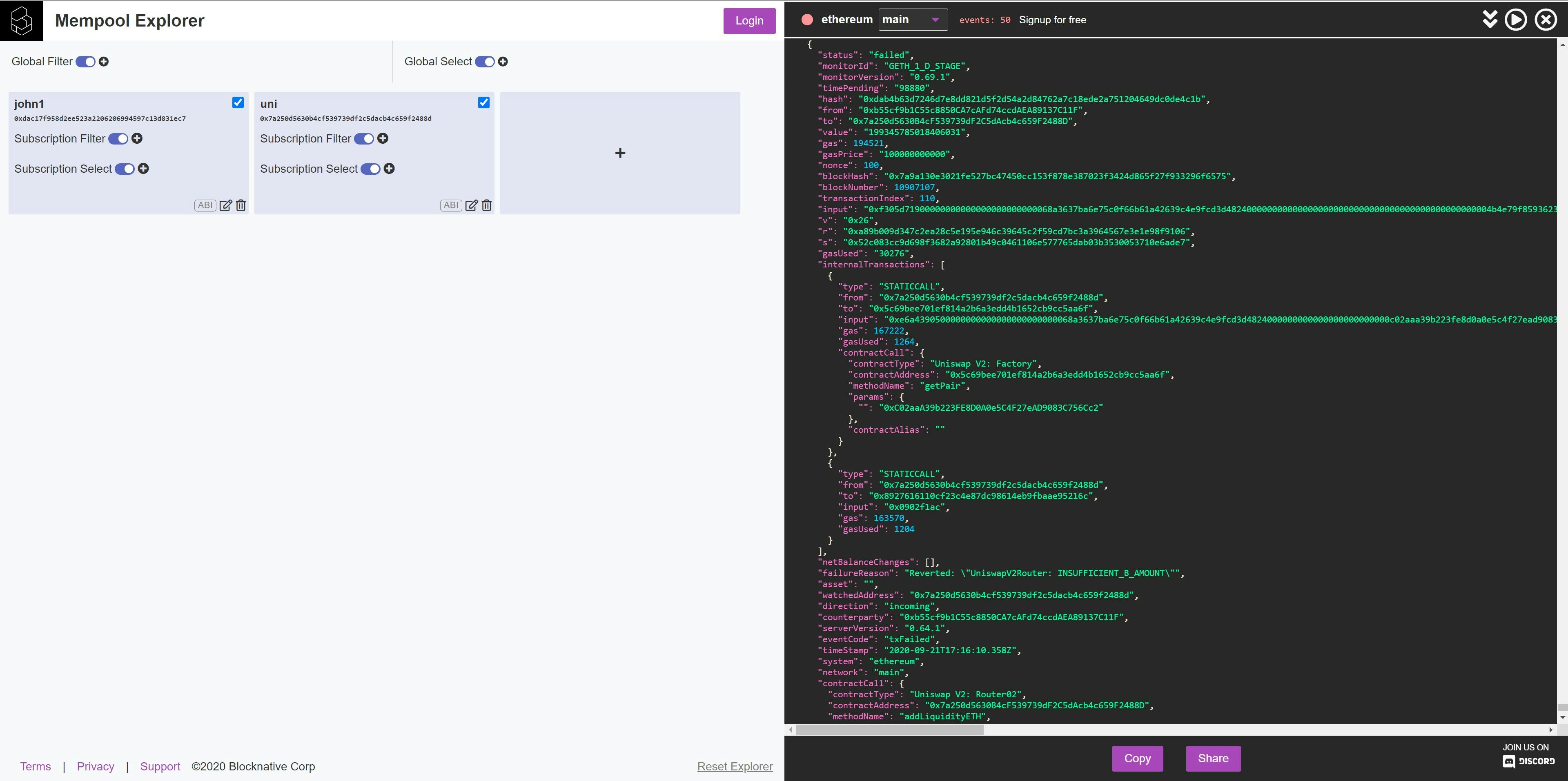 Mempool Explorer gallery image