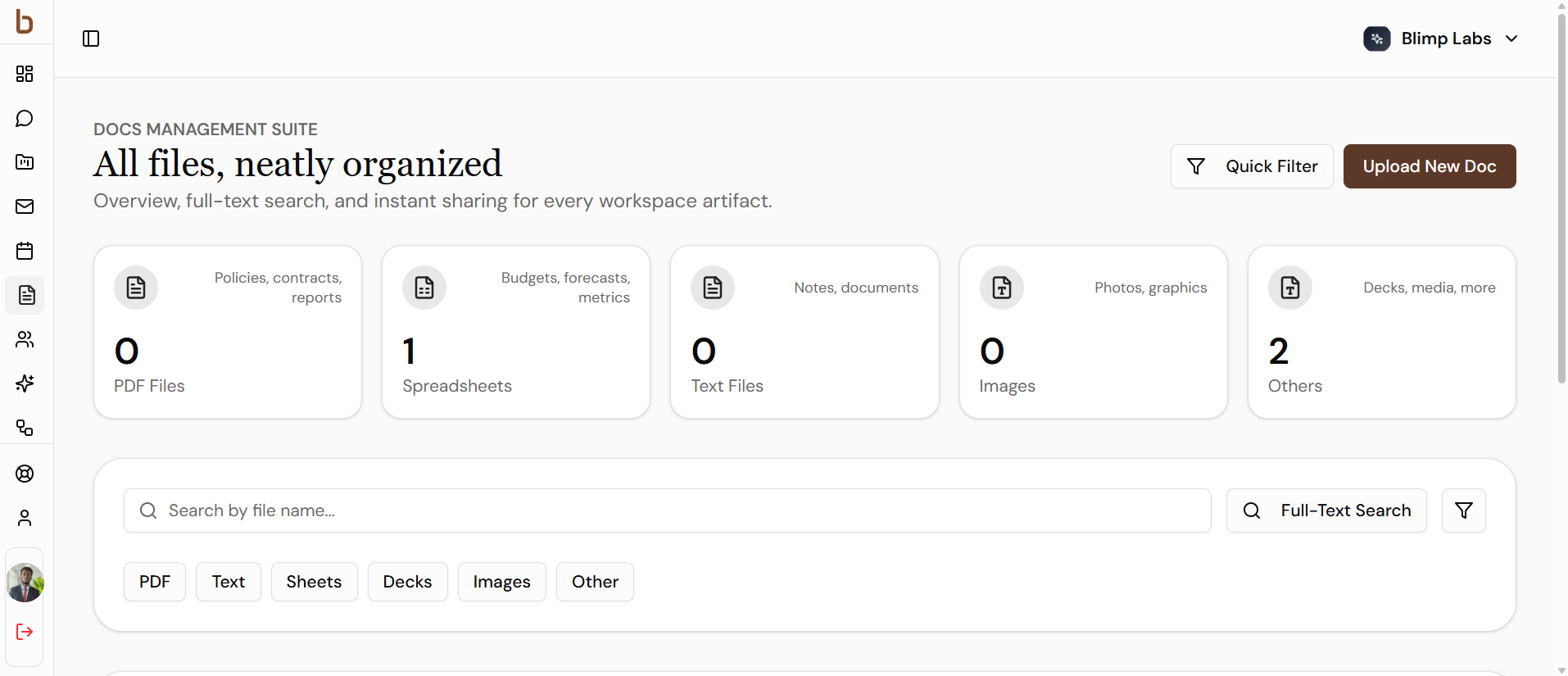 Blimpy - Screenshot 3 showing product features and functionality