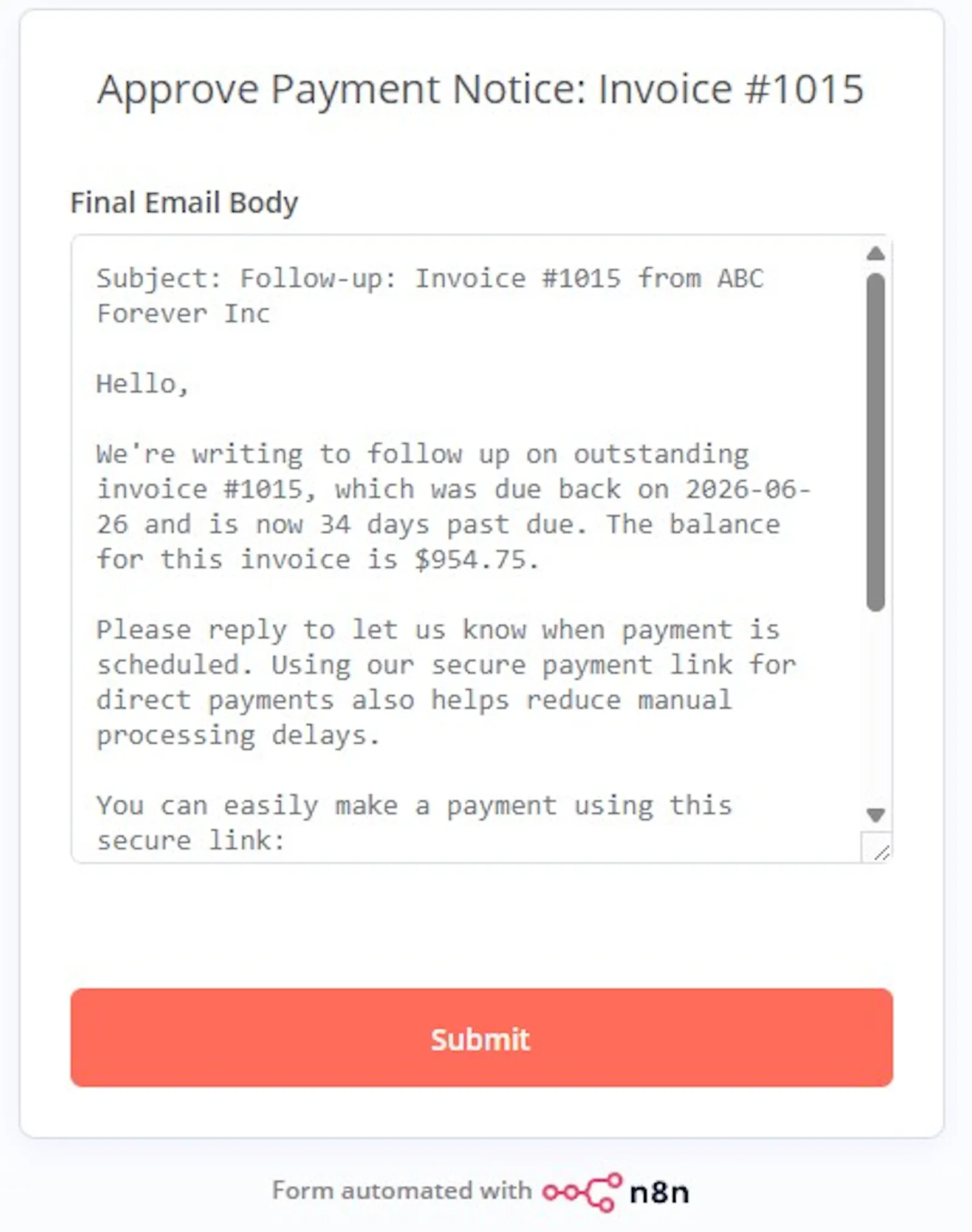 AutomateNow AR Escalation Engine screenshot 4
