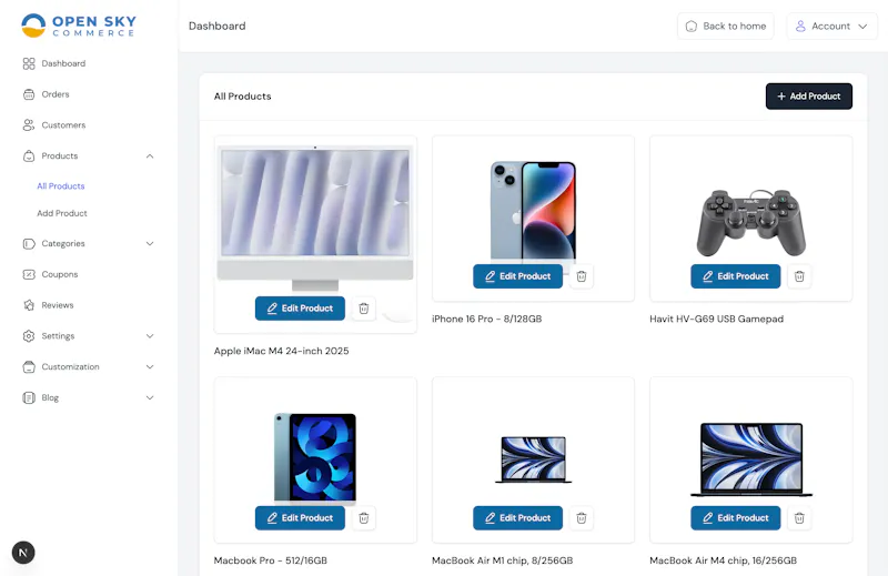 Open Sky Commerce screenshot 7