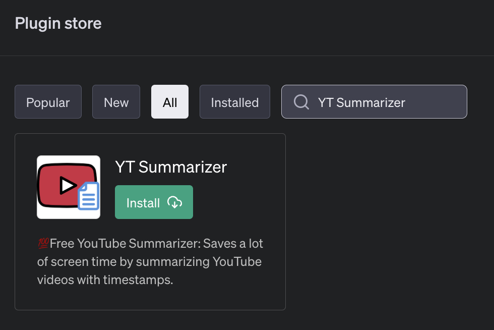 Média Résumé YouTube - Plugin Chatgpt - Résume les vidéos YouTube et vous fait gagner un tas de temps 1