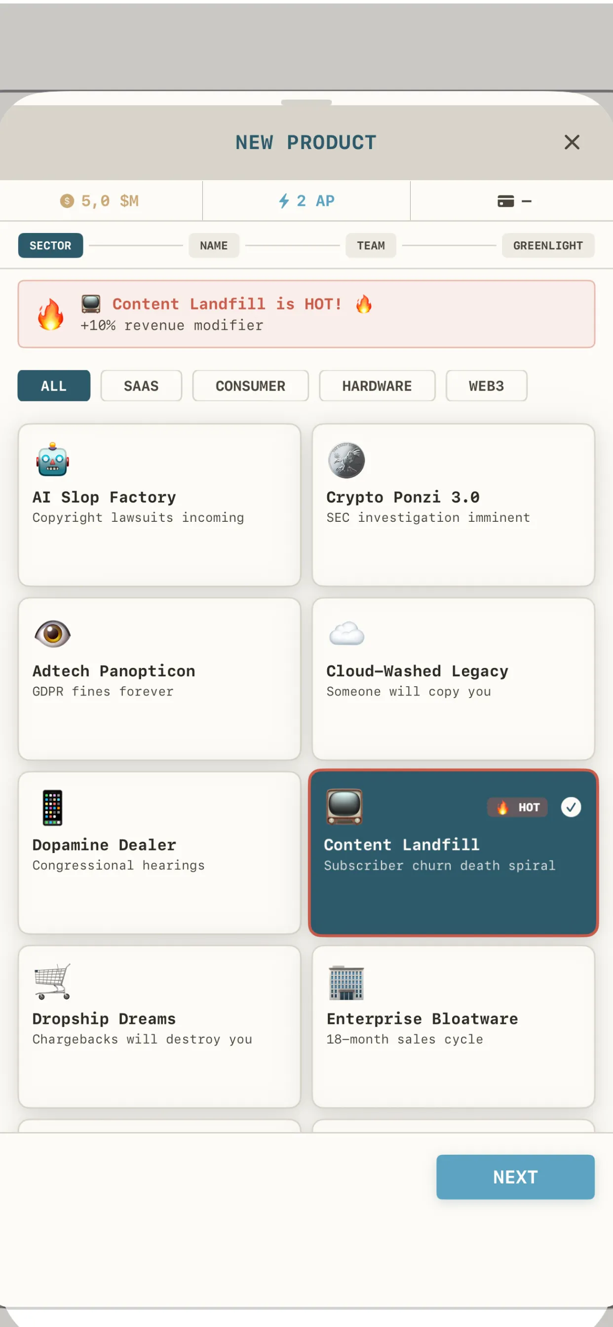 Silly Con Valley - Startup simulator gallery image