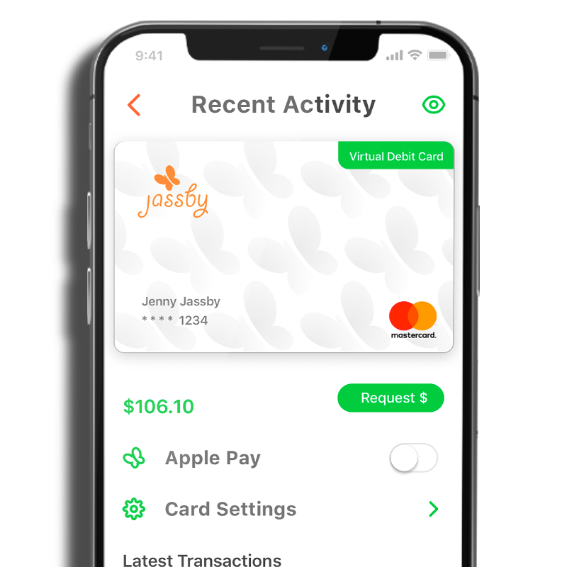Jassby Virtual Debit Card for Kids gallery image