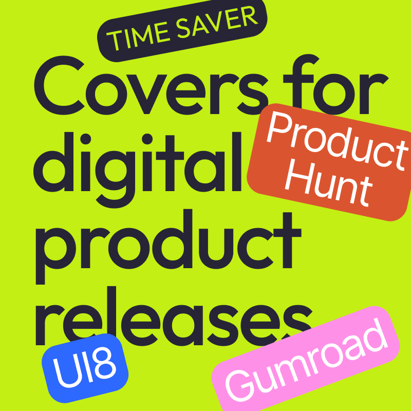 Capas para lançamentos de produtos digitais