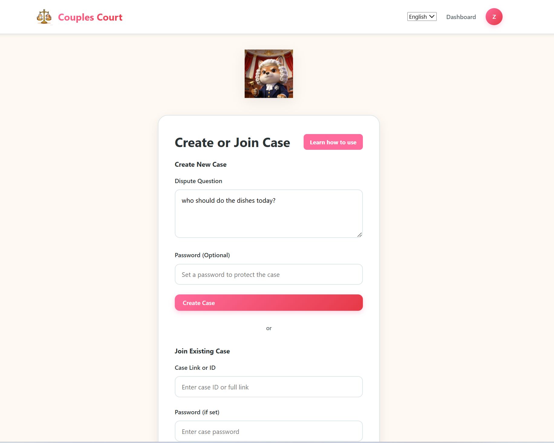 Couples Court - Screenshot 4 showing product features and functionality