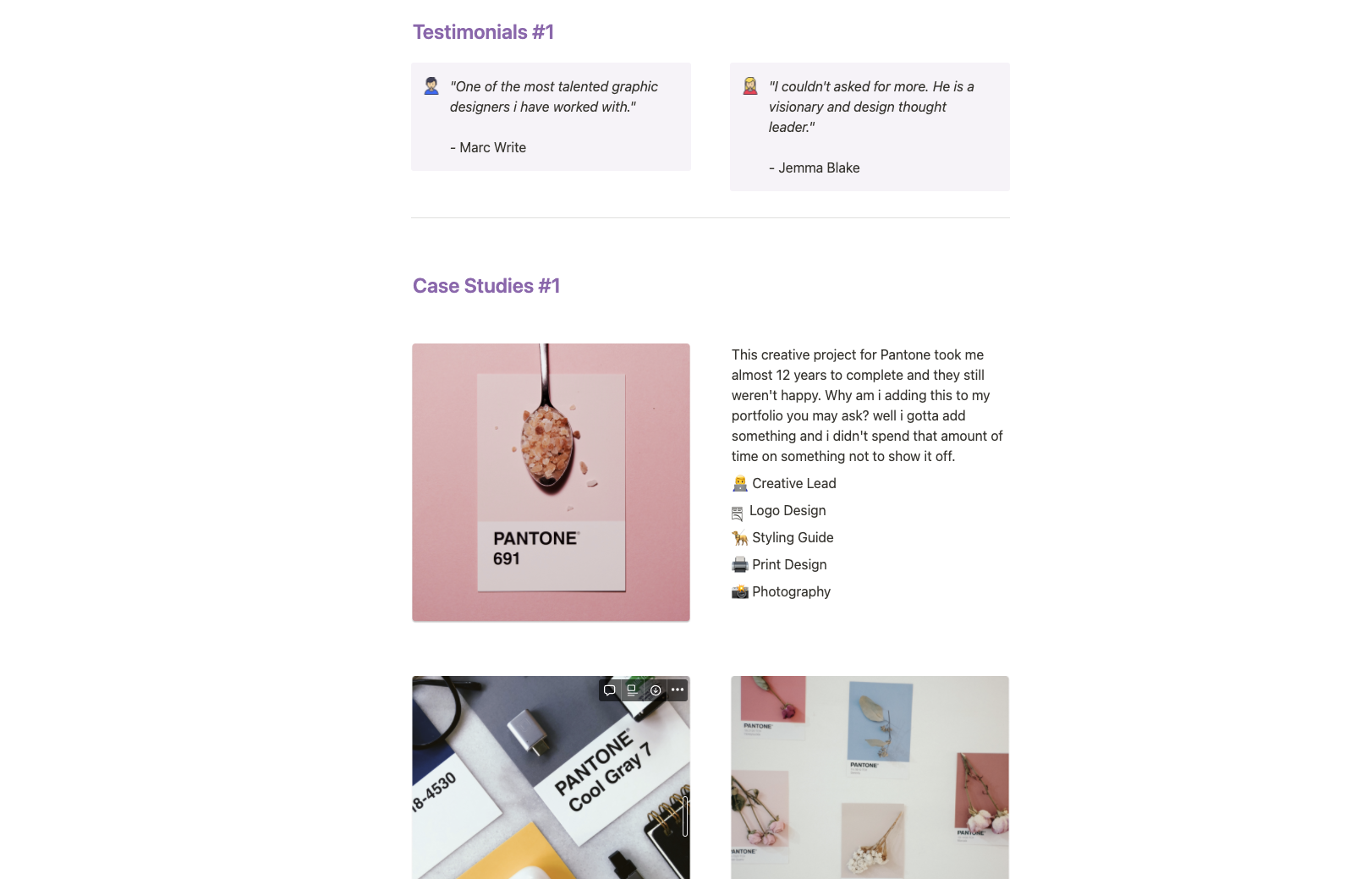Plantilla del sitio web de inicio y cartera media 4