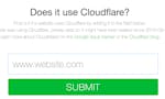 Does it use Cloudflare? image