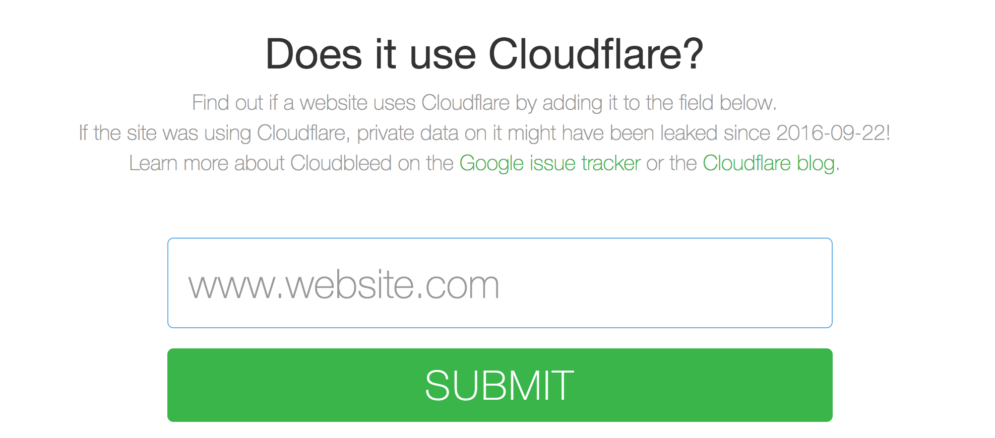 Does it use Cloudflare? Image