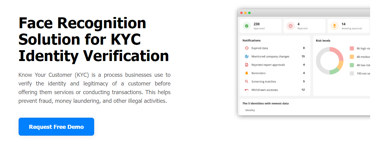 Reconnaissance du visage pour KYC media 1
