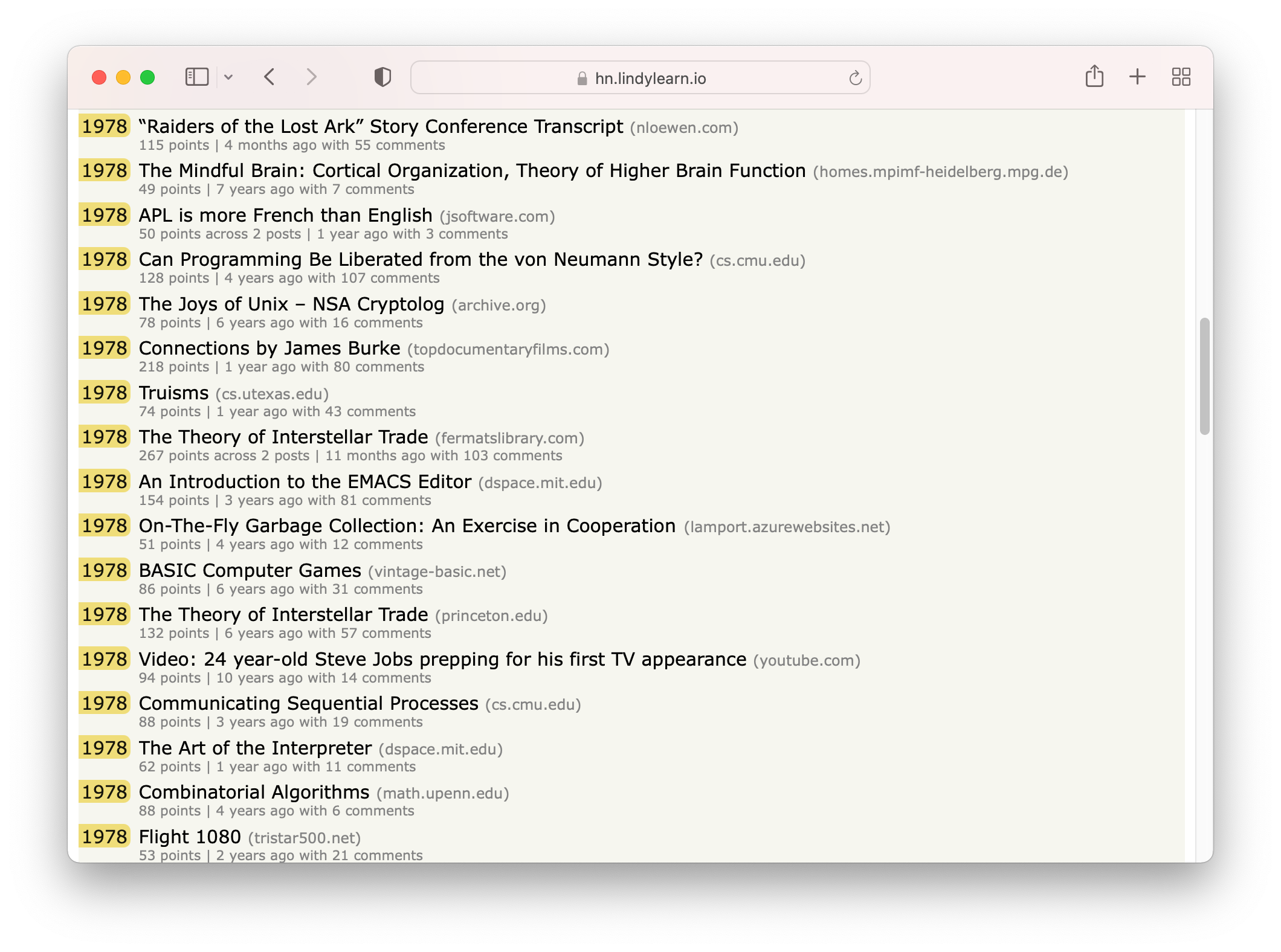 Lindy Hacker News gallery image