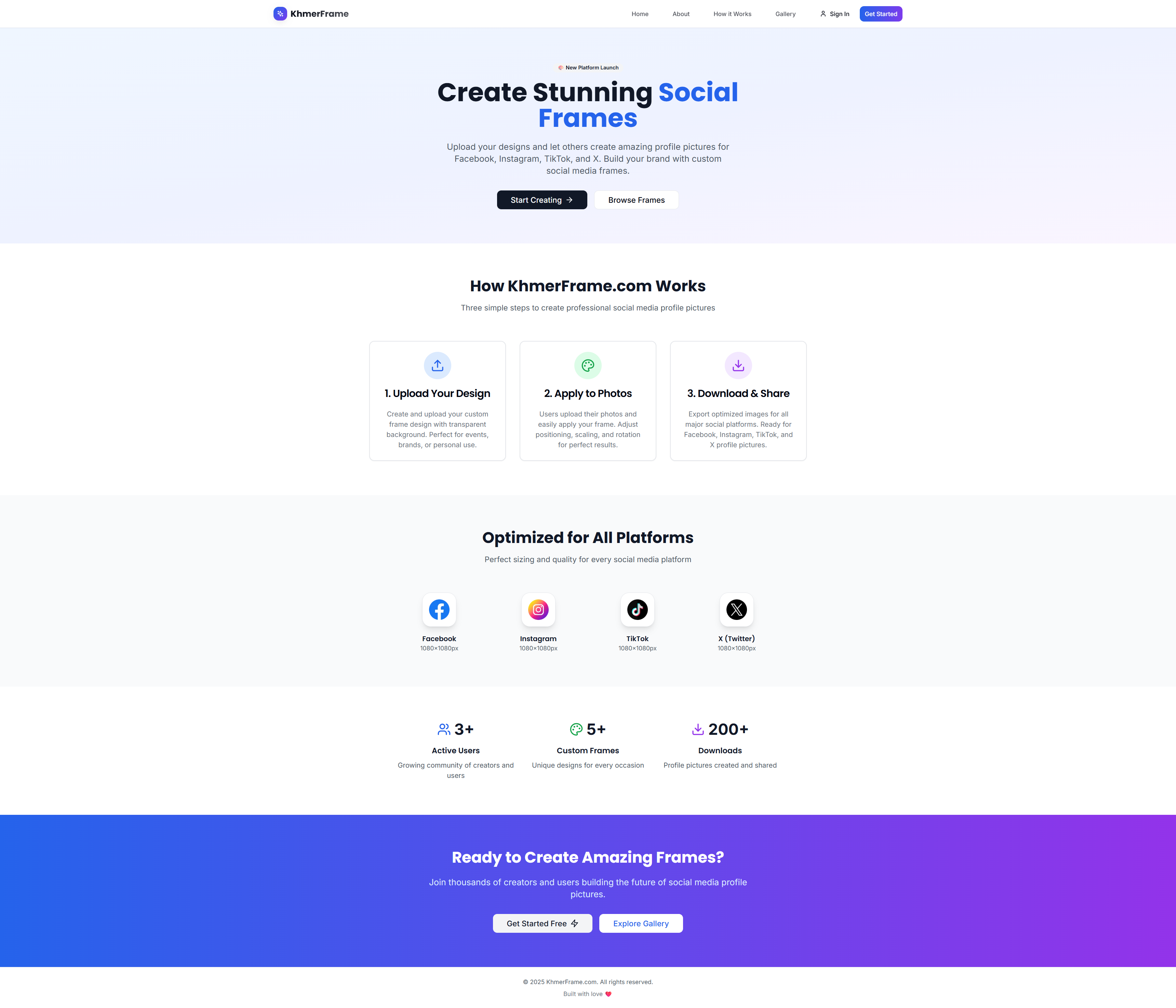 KhmerFrame.com - Social profile builder media 1