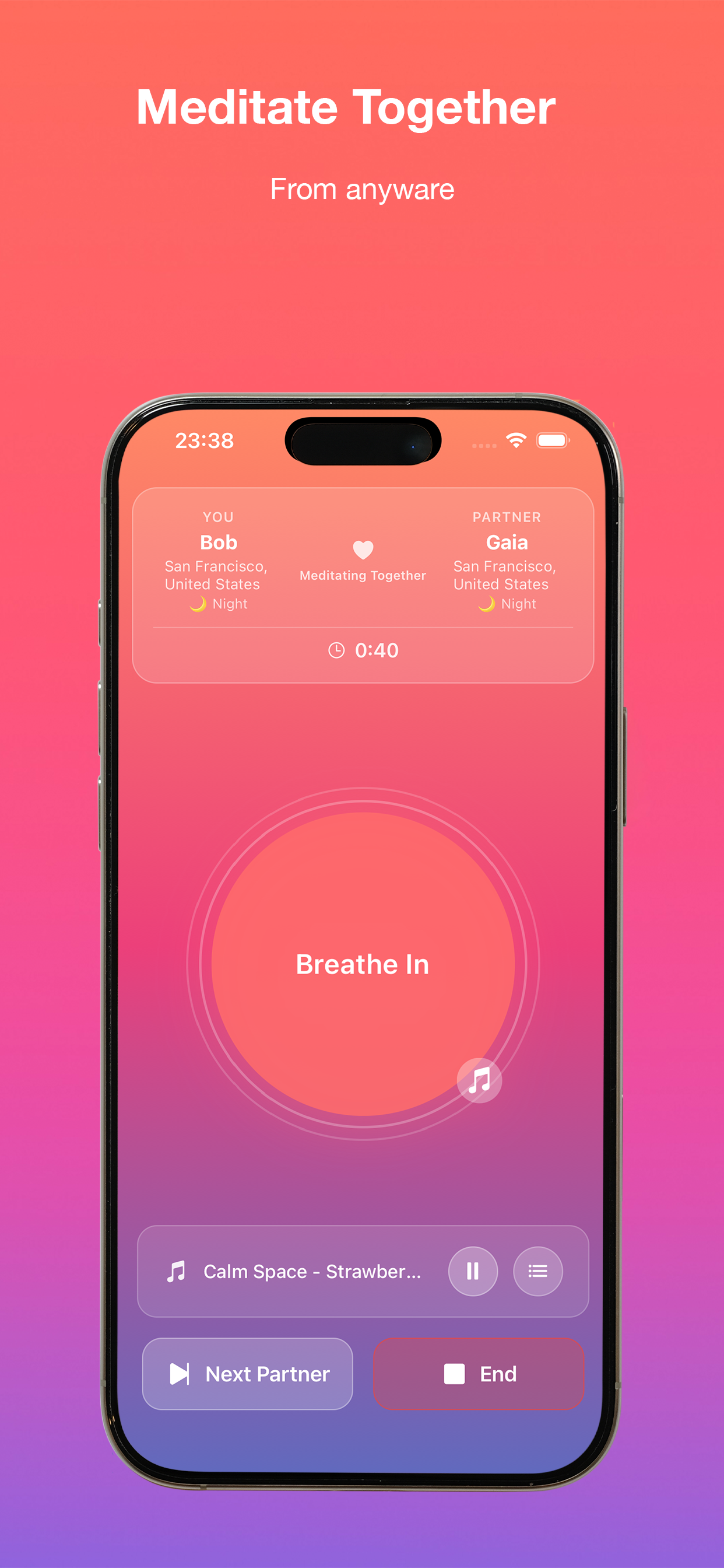 Rise: Daily Calm - Screenshot 3 showing product features and functionality