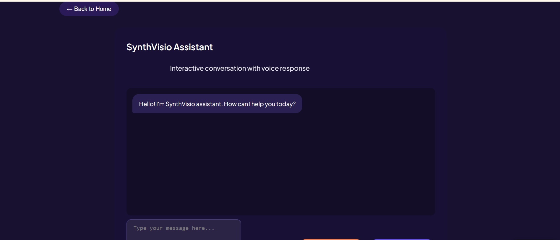 Mídia 4 de Synthvision - Uma IA para todas as suas necessidades