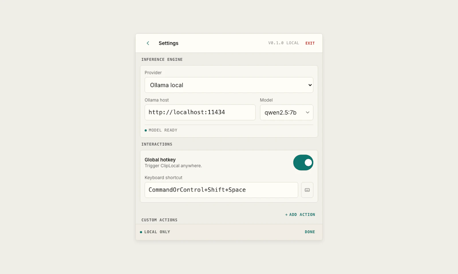 ClipLocal screenshot 2