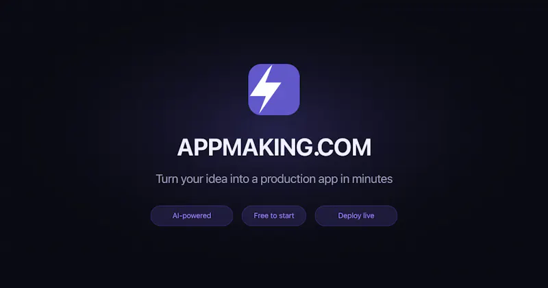 AppMaking screenshot 1