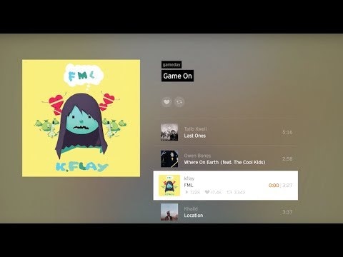 SoundCloud app on Xbox One