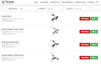 Â Workout Planner gallery image