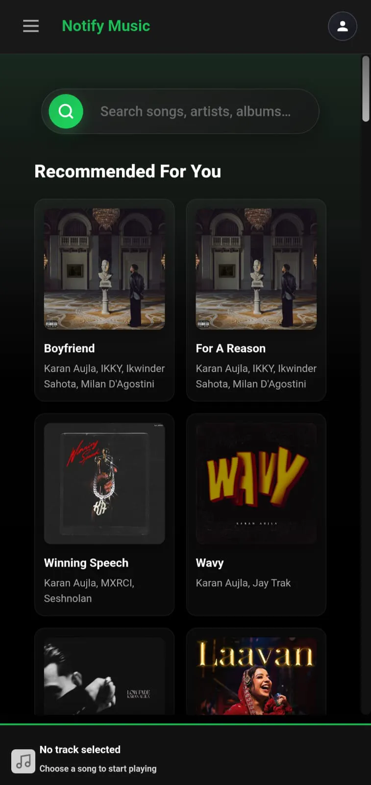 Notify Music gallery image