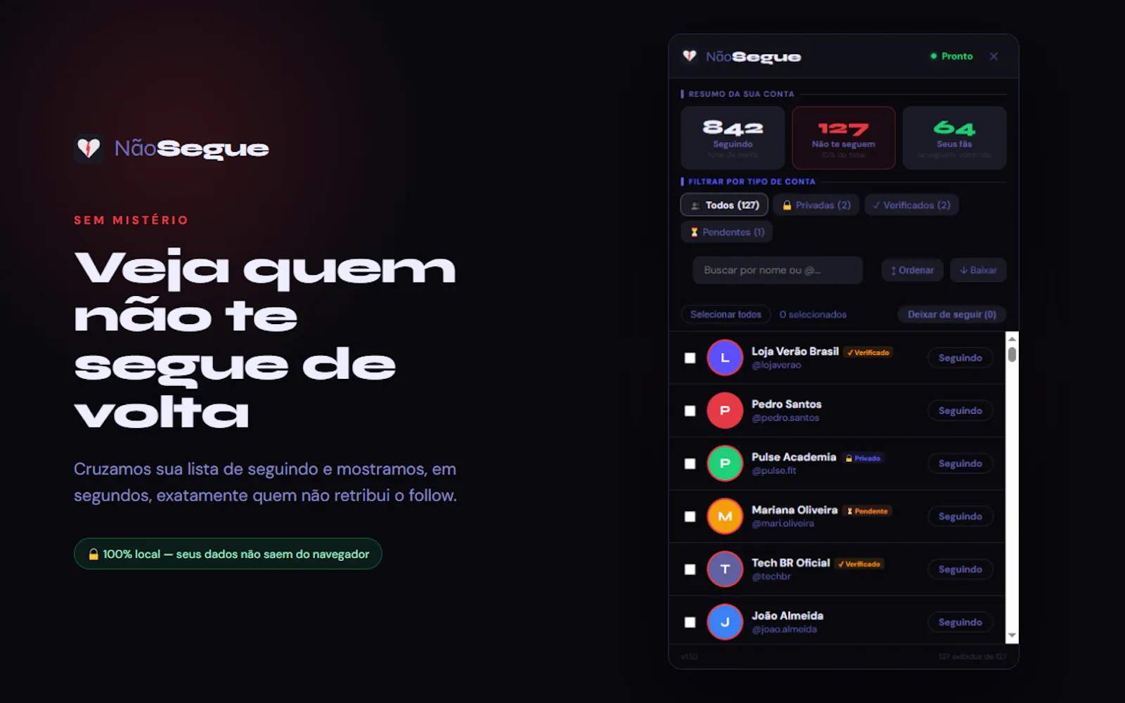 NãoSegue screenshot 3
