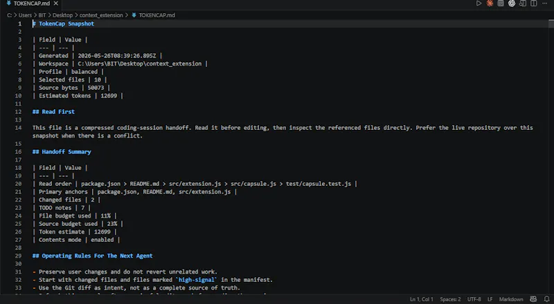 TokenCap screenshot 2
